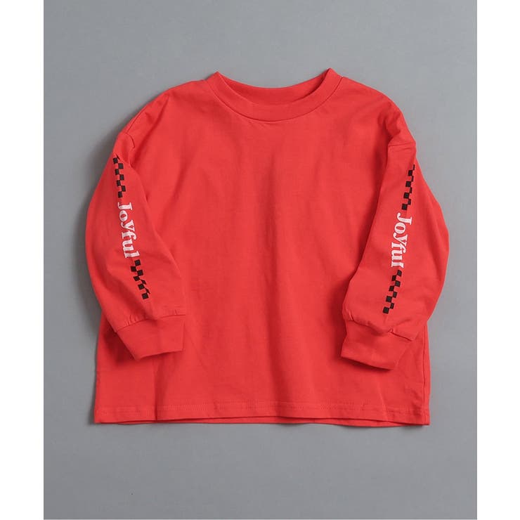 レッド | WEB限定  袖イロイロプリントTシャツ | F.O.Online Store