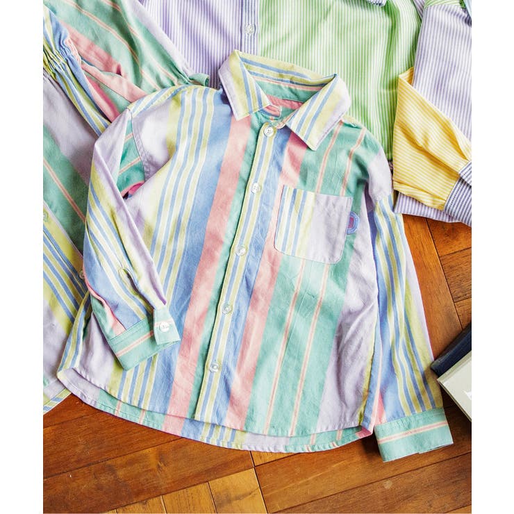 ストライプ柄 | SPRING カラーストライプシャツ | F.O.Online Store