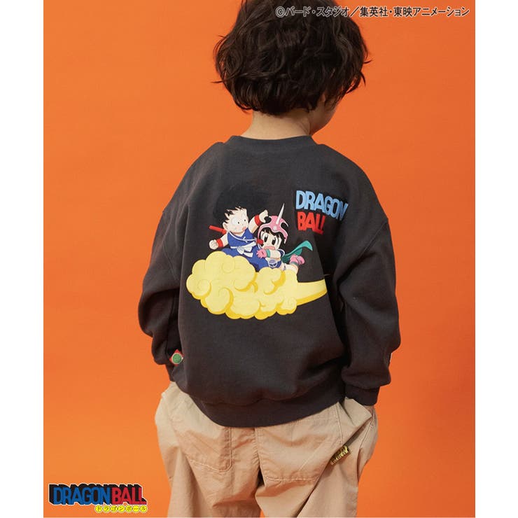 ブラック | 【リンク】ドラゴンボールコラボ モチーフトレーナー(キッズサイズ) | F.O.Online Store
