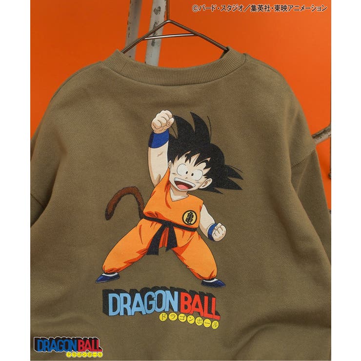 カーキ | 【リンク】ドラゴンボールコラボ モチーフトレーナー(キッズサイズ) | F.O.Online Store