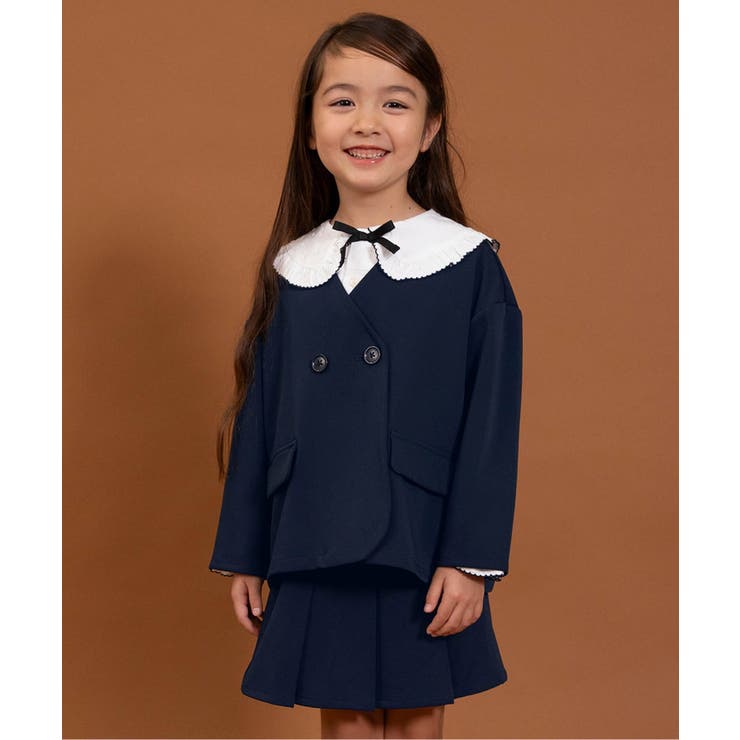 ネイビーブルー | WEB限定  GIRL'Sフォーマルセットアップ | F.O.Online Store
