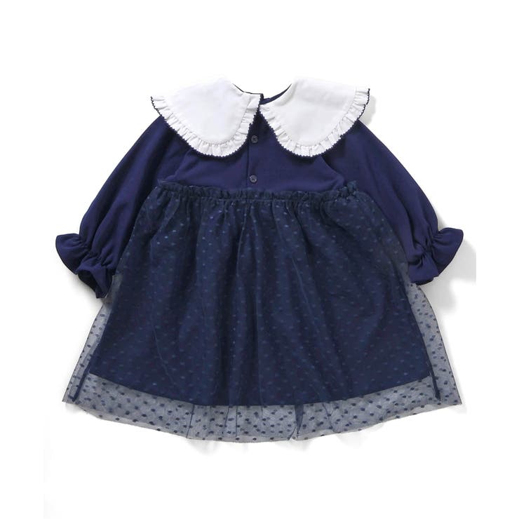 【フォーマル】ビック衿チュールワンピース  | F.O.Online Store | 詳細画像3 