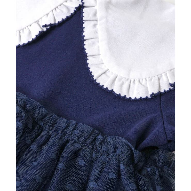【フォーマル】ビック衿チュールワンピース  | F.O.Online Store | 詳細画像4 
