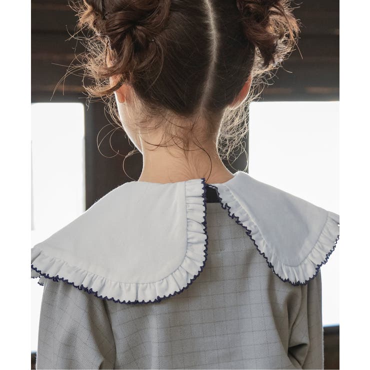 【フォーマル】ビック衿チュールワンピース  | F.O.Online Store | 詳細画像7 