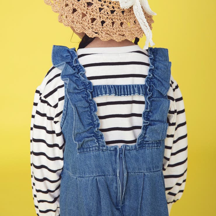 フリルデニムサロペット[品番：FOKK0005749]｜F.O.Online Store（エフ