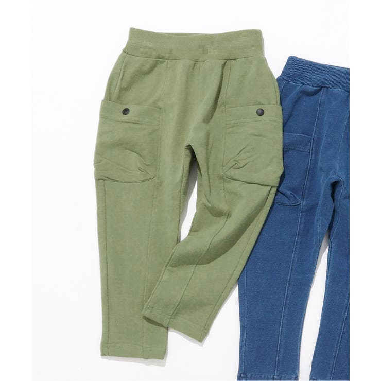 カーキ | マチ付きカットソーパンツ  10分丈 | F.O.Online Store