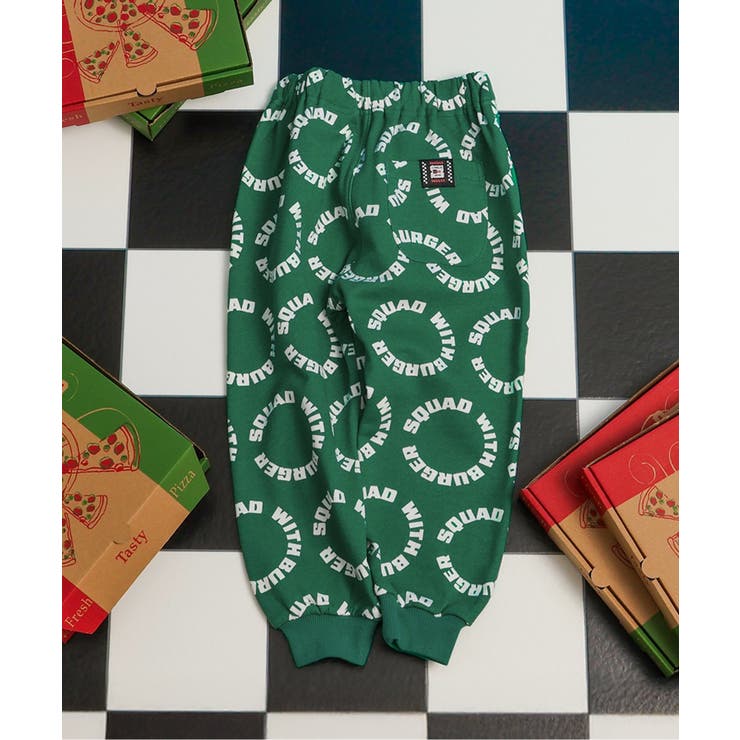 グリーン | アメリカンダイナー総柄カットソーパンツ  10分丈 | F.O.Online Store