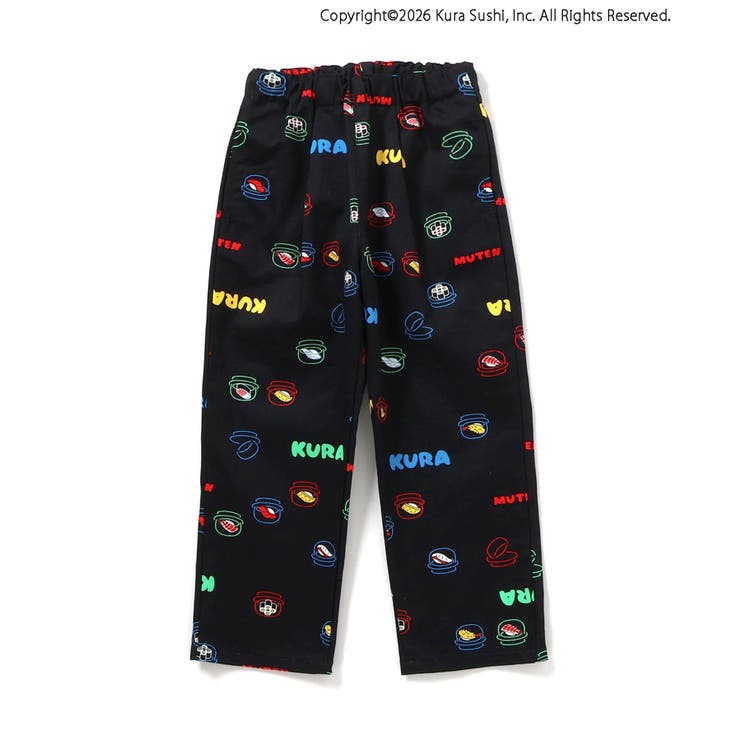 防汚加工 くら寿司コラボ 総柄SUSHIパンツ  10分丈 | F.O.Online Store | 詳細画像11 