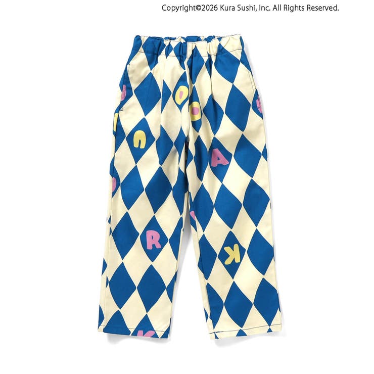 防汚加工 くら寿司コラボ 総柄SUSHIパンツ  10分丈 | F.O.Online Store | 詳細画像13 