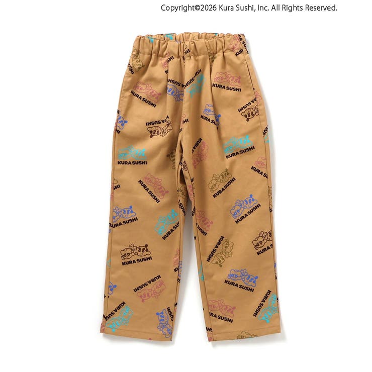 防汚加工 くら寿司コラボ 総柄SUSHIパンツ  10分丈 | F.O.Online Store | 詳細画像2 