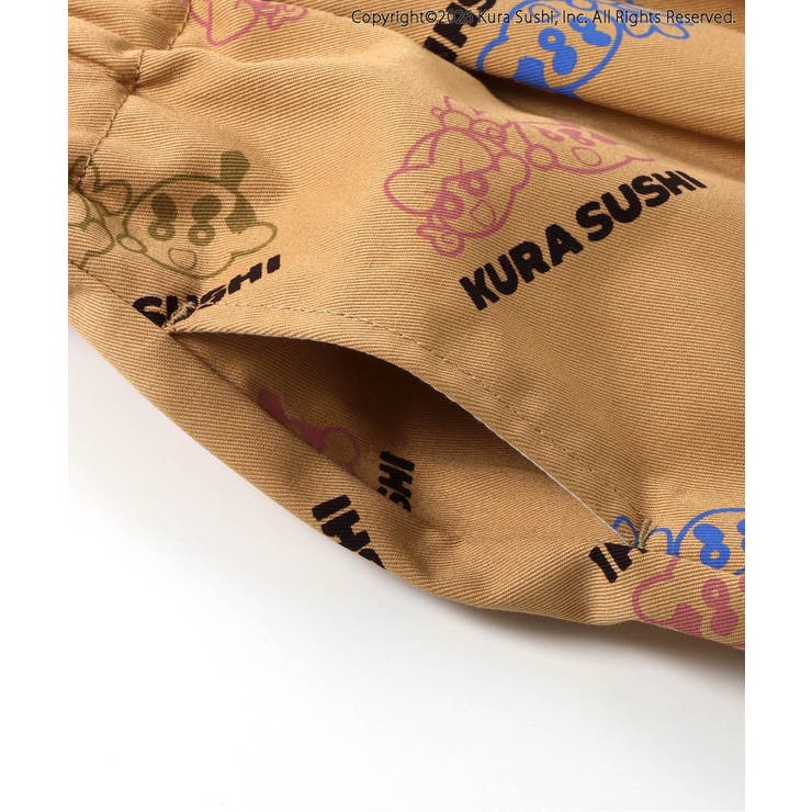 防汚加工 くら寿司コラボ 総柄SUSHIパンツ  10分丈 | F.O.Online Store | 詳細画像5 