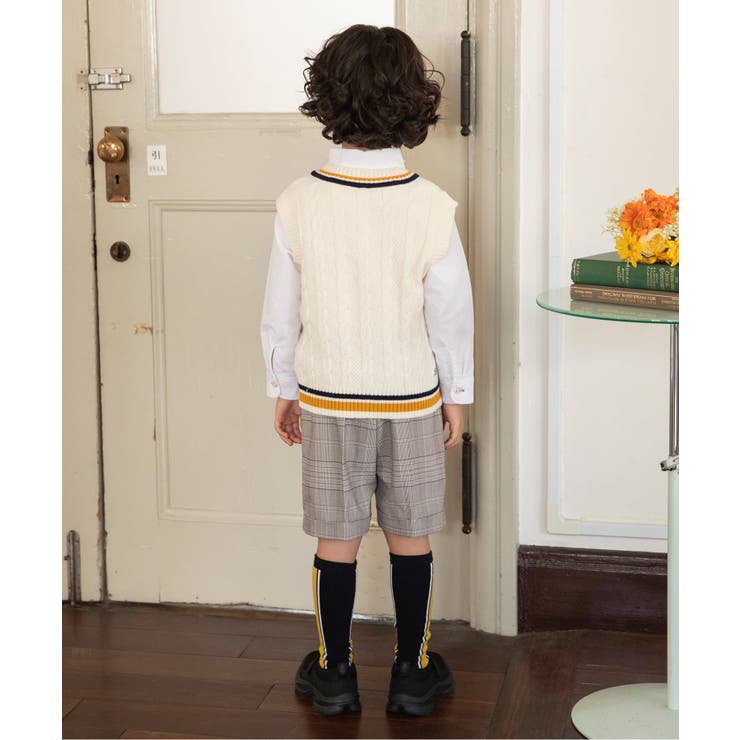 ＜フォーマル＞WEB限定 BOYSフォーマル半パンツ_セットアップ可 5分丈 | F.O.Online Store | 詳細画像4 