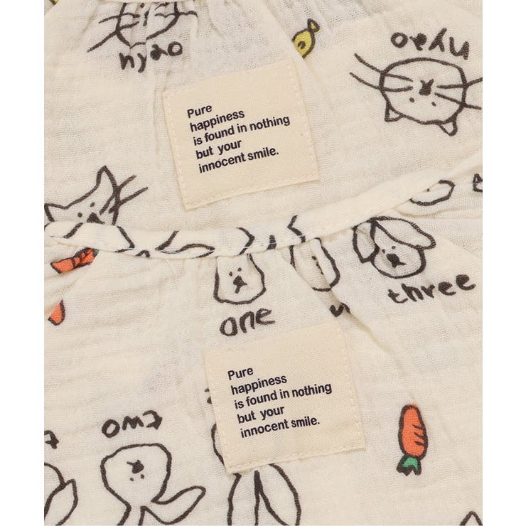ねこ・うさぎガーゼロンパス | F.O.Online Store | 詳細画像11 