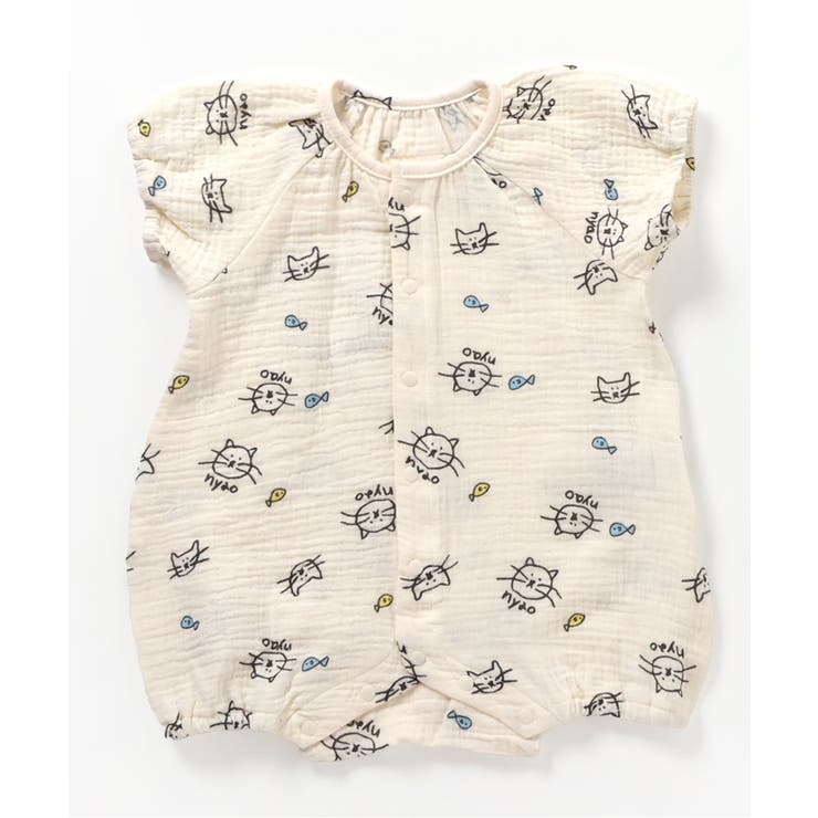 ねこ・うさぎガーゼロンパス | F.O.Online Store | 詳細画像2 