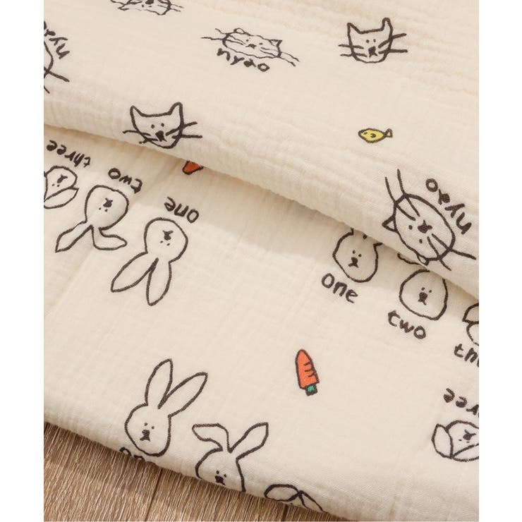 ねこ・うさぎガーゼスリーパー | F.O.Online Store | 詳細画像15 