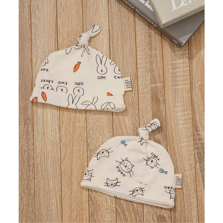 ねこ・うさぎガーゼ結び帽子 | F.O.Online Store | 詳細画像3 