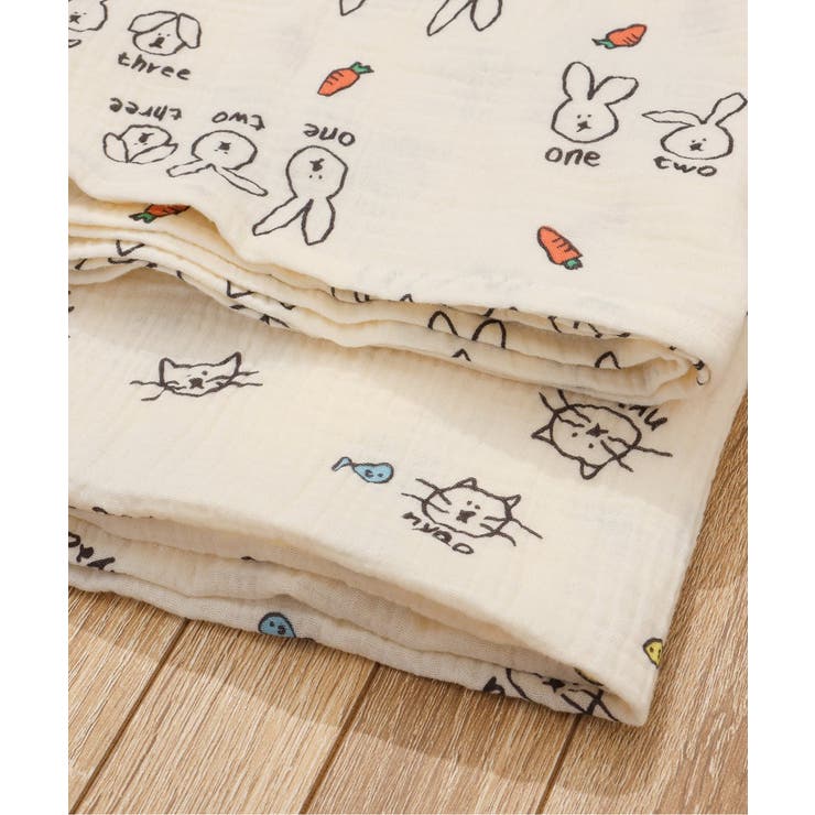 ねこ・うさぎガーゼブランケット | F.O.Online Store | 詳細画像10 