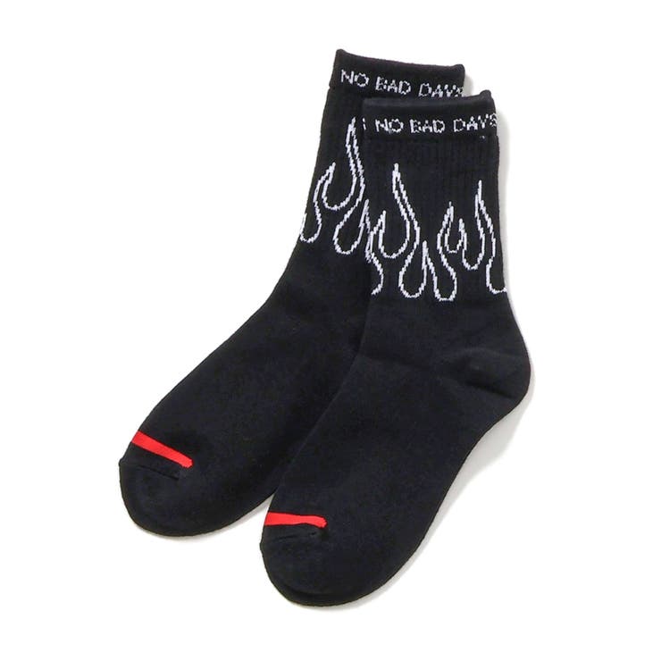 ブラック | ボーダー・モチーフソックス | F.O.Online Store