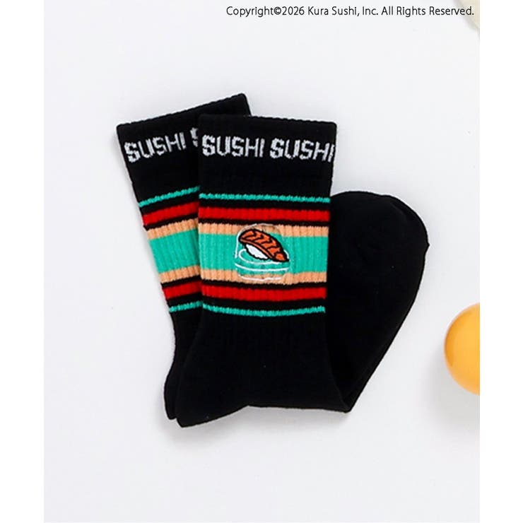ブラック | くら寿司コラボ SUSHIソックス | F.O.Online Store