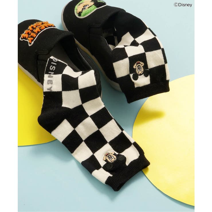 チェック柄 | ディズニーキャラクター バラエティソックス | F.O.Online Store