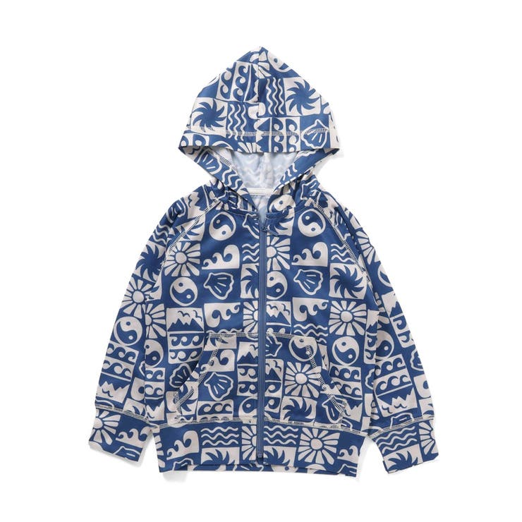 ブルー | サマーエール UVパーカー UVカット 接触冷感 | F.O.Online Store