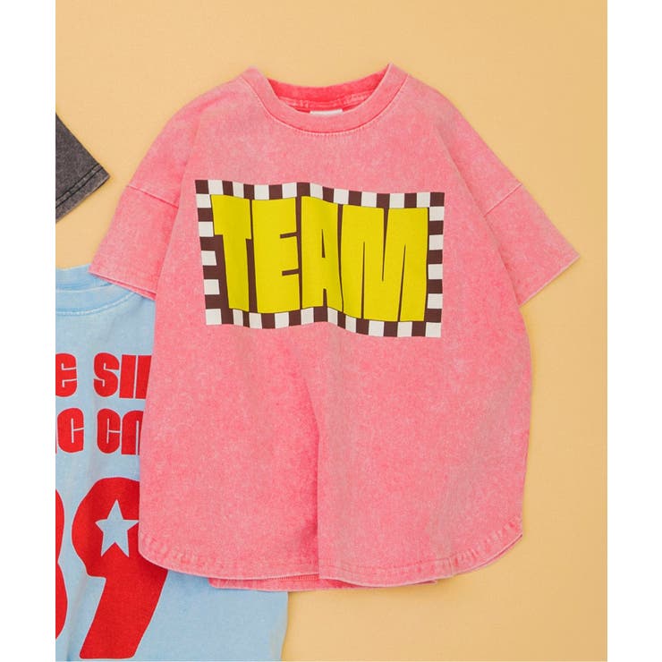 ピンク | I'm Jelly ピグメント加工ロゴTシャツ | F.O.Online Store