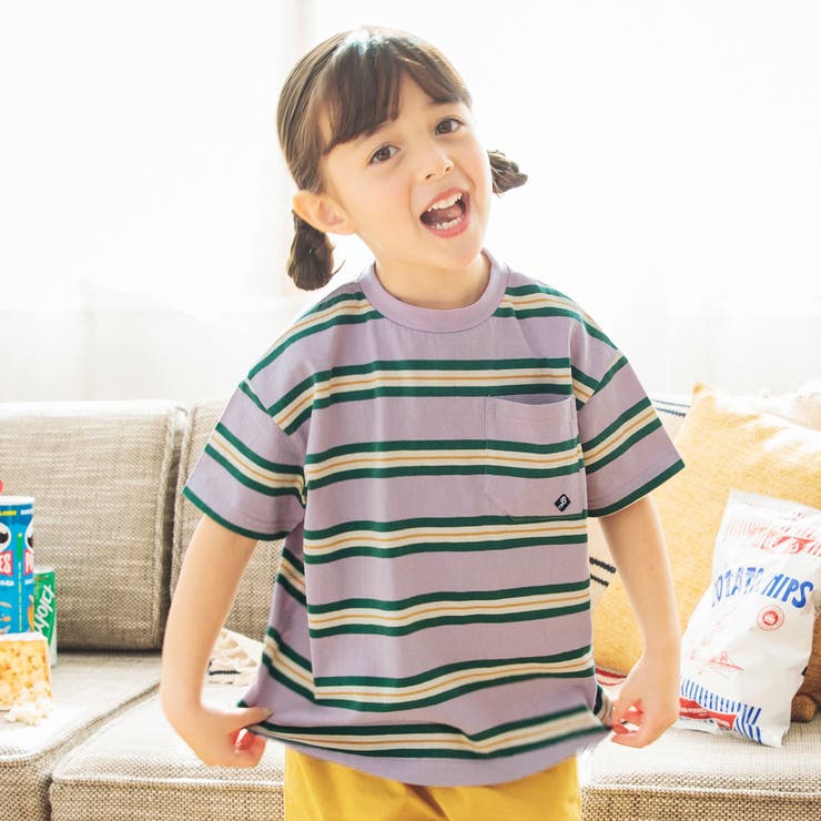 Disney VINTAGE / Tシャツ/L/コットン/マルチカラー/ボーダー マルチボーダーTシャツ[品番：FOKK0015196]｜F.O.Online Store（エフ