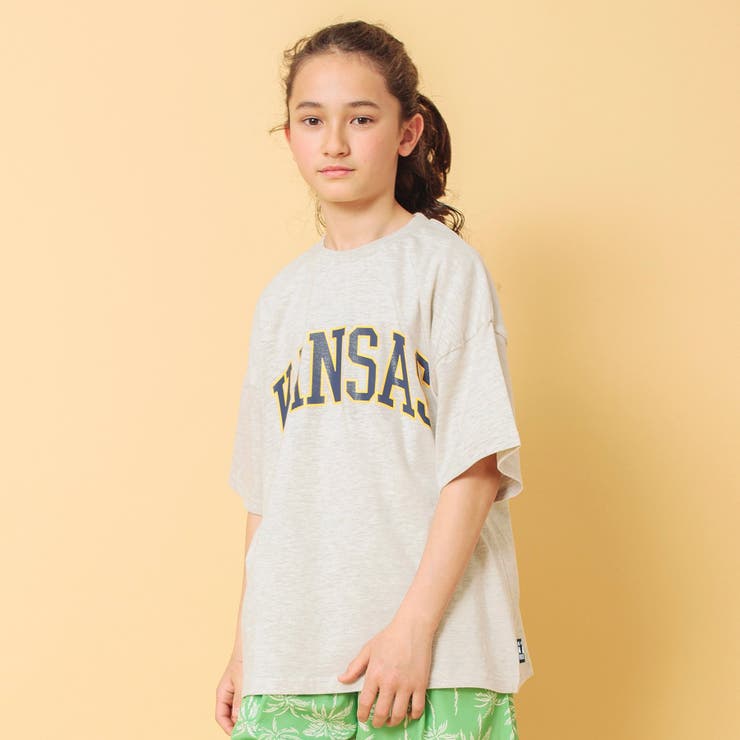 アイボリー | WEB限定  ジュニア光沢ラバーロゴTシャツ | F.O.Online Store