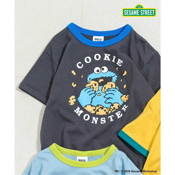チャコール | WEB限定 セサミストリートTシャツ | F.O.Online Store