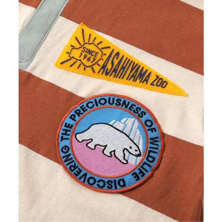 旭山動物園応援商品 ワッペンラガーシャツ | F.O.Online Store | 詳細画像7 