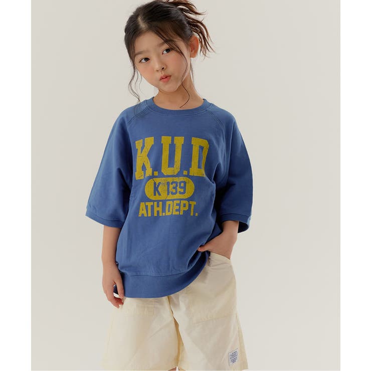 WEB限定  KUDOZ.B ラグランカレッジ半袖スウェット | F.O.Online Store | 詳細画像1 