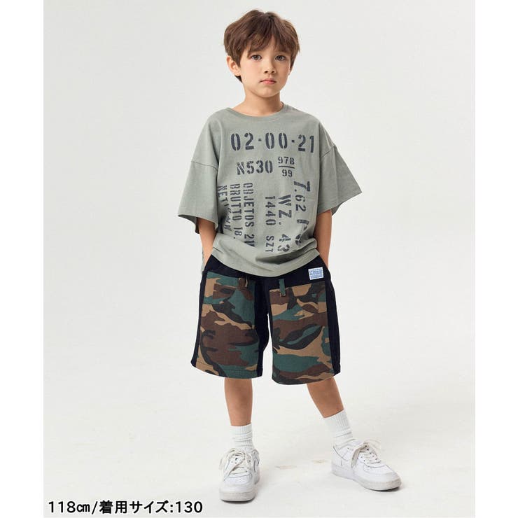 WEB限定  KUDOZ.B ステンシルプリント風Tシャツ | F.O.Online Store | 詳細画像12 