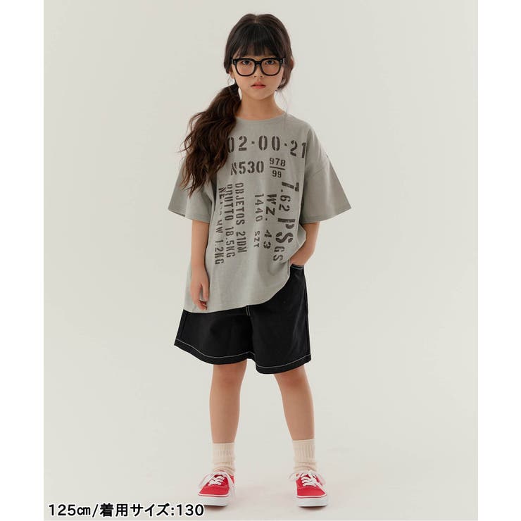 WEB限定  KUDOZ.B ステンシルプリント風Tシャツ | F.O.Online Store | 詳細画像14 