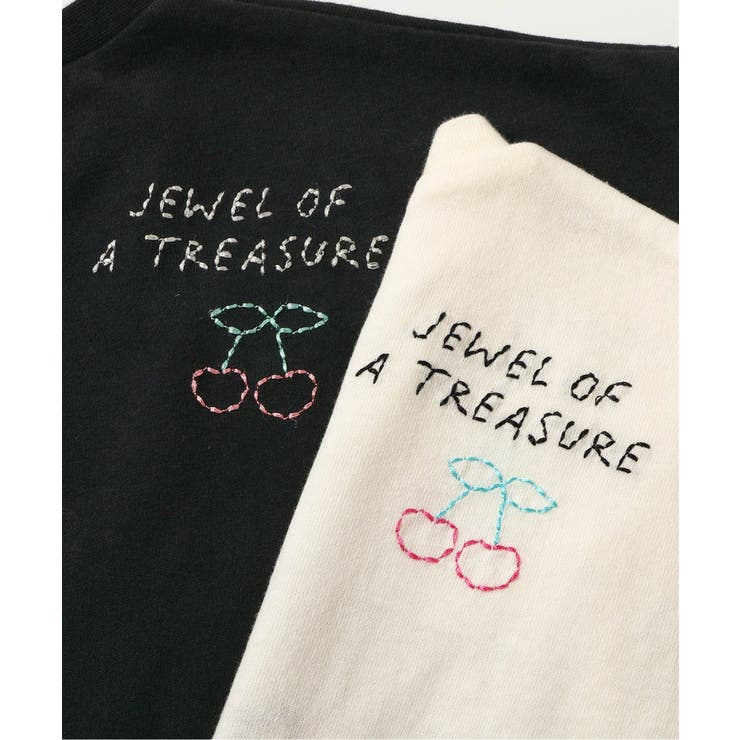 刺繍フリルTシャツ | F.O.Online Store | 詳細画像14 