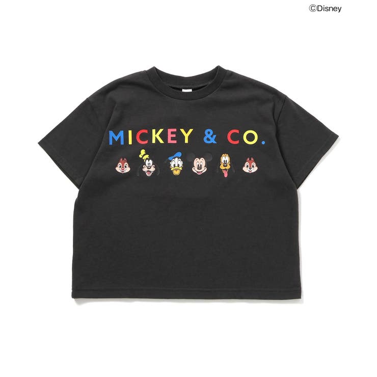 チャコール | 【リンク】【ディズニー】ミッキー＆フレンズ/バラエティTシャツ | F.O.Online Store