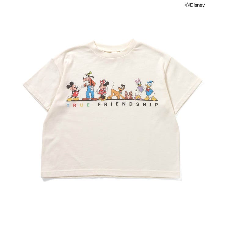 オフホワイト | 【リンク】【ディズニー】ミッキー＆フレンズ/バラエティTシャツ | F.O.Online Store