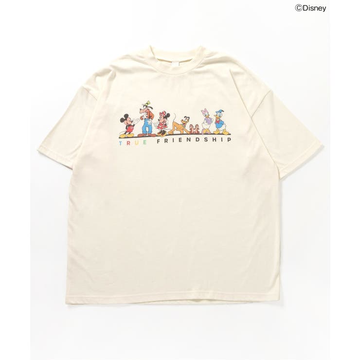 オフホワイト | 【リンク】【ディズニー】ミッキー＆フレンズ/大人Tシャツ | F.O.Online Store