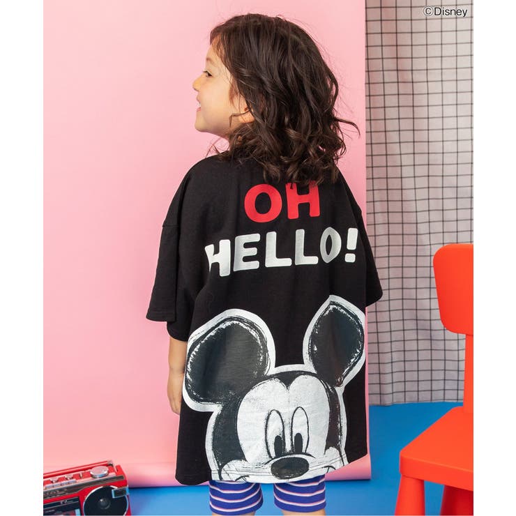 ブラック | 【リンク】ディズニーキャラクター/ビッグシルエットTシャツ | F.O.Online Store