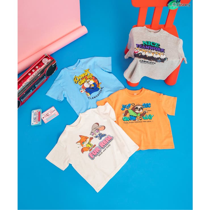 【リンク】【ディズニー】ズートピア/バラエティTシャツ | F.O.Online Store | 詳細画像10 