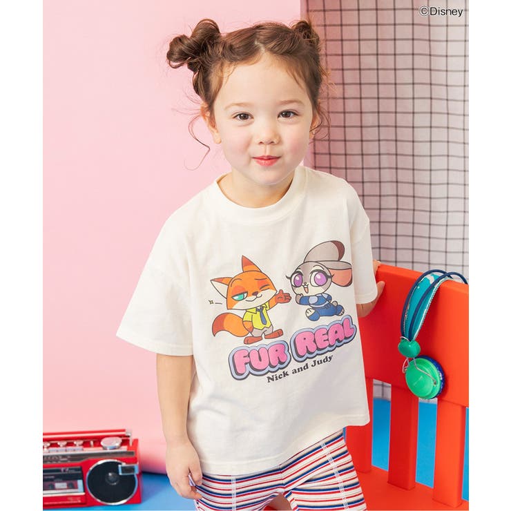 オフホワイト | 【リンク】【ディズニー】ズートピア/バラエティTシャツ | F.O.Online Store