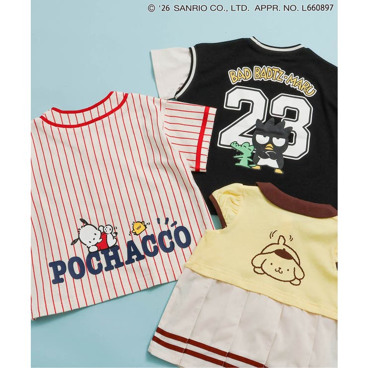 【WEB限定 】【リンク】サンリオキャラクターズ  スポーツT | F.O.Online Store | 詳細画像22 