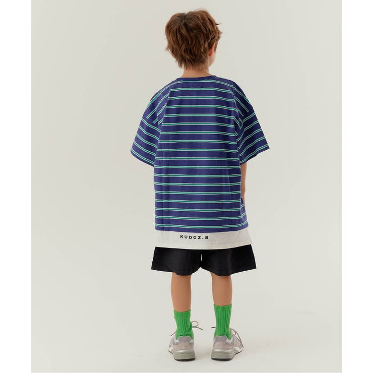 WEB限定  KUDOZ.B レイヤード先染めボーダーTシャツ | F.O.Online Store | 詳細画像18 
