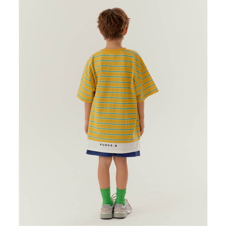 WEB限定  KUDOZ.B レイヤード先染めボーダーTシャツ | F.O.Online Store | 詳細画像25 