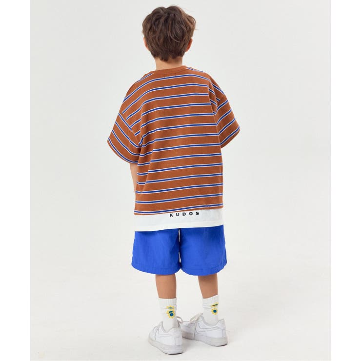 WEB限定  KUDOZ.B レイヤード先染めボーダーTシャツ | F.O.Online Store | 詳細画像5 