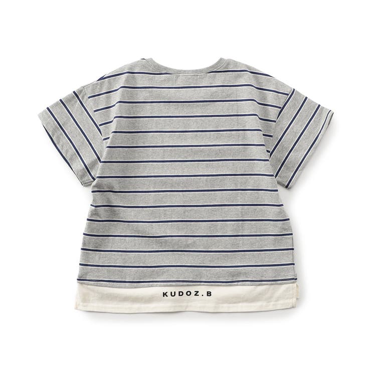 WEB限定  KUDOZ.B レイヤード先染めボーダーTシャツ | F.O.Online Store | 詳細画像7 