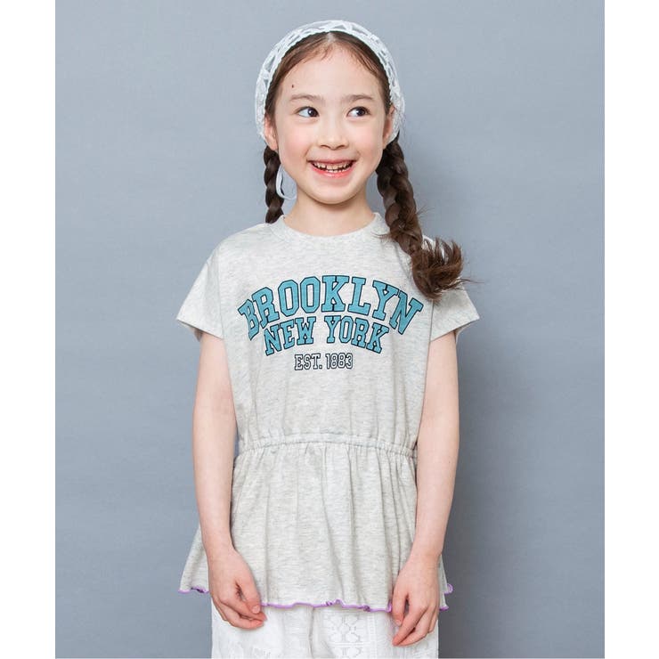 アイボリー | WEB限定  チュニックカレッジTシャツ | F.O.Online Store
