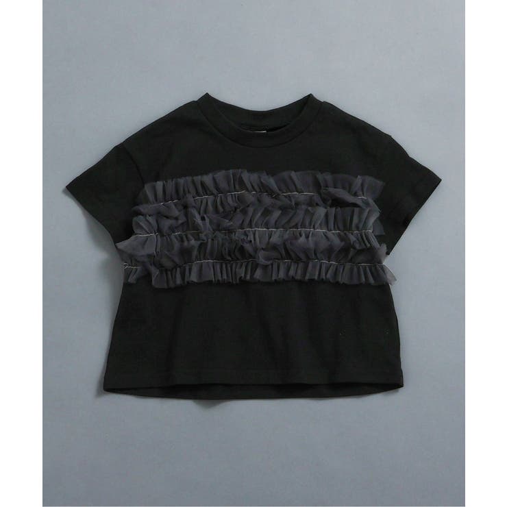 ブラック | WEB限定  チューブトップチュールTシャツ | F.O.Online Store