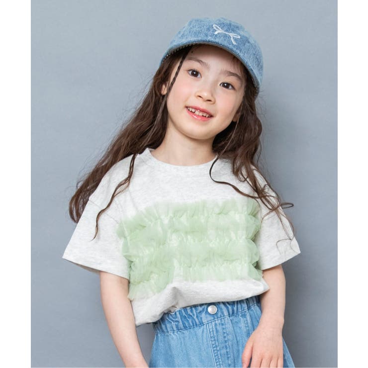 アイボリー | WEB限定  チューブトップチュールTシャツ | F.O.Online Store