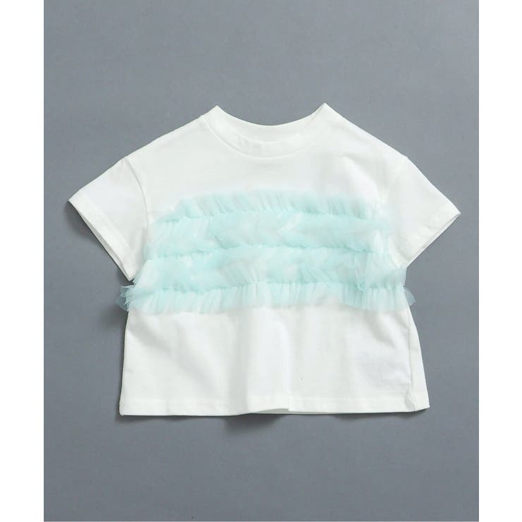 オフホワイト | WEB限定  チューブトップチュールTシャツ | F.O.Online Store