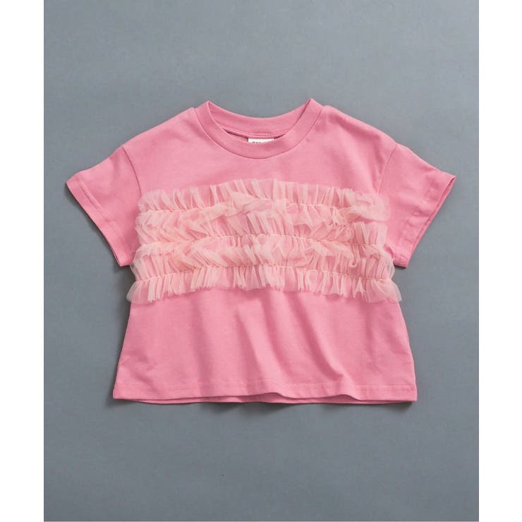 ピンク | WEB限定  チューブトップチュールTシャツ | F.O.Online Store